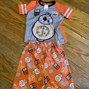 Shorts & T-shirt Pjs Boys Pajama Set Size 4/5 Lego Star Wars
